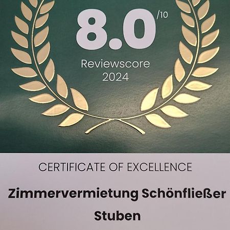 Zimmervermietung Schoenfliesser Stuben Auch Fuer Monteure أيزِنهوتِنشتات المظهر الخارجي الصورة